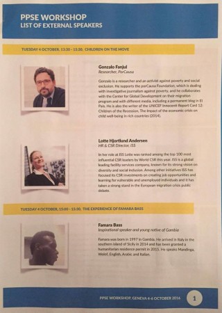 Relatori workshop
