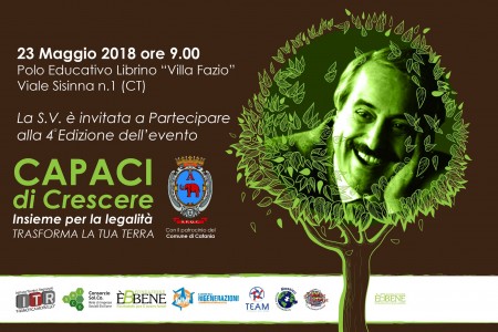 Capaci di Crescere, 23 maggio 2018